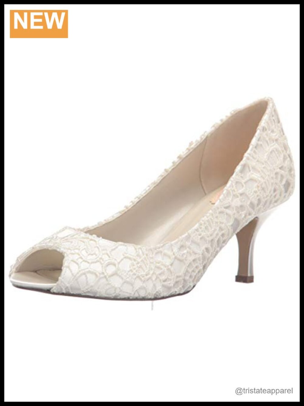Paradox London Pink Emotion Satin Peeptoe Pump Stacked Heel Ankle Strap